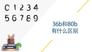 36b和80b有什么区别