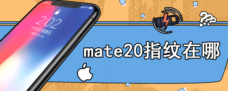 mate20指纹在哪