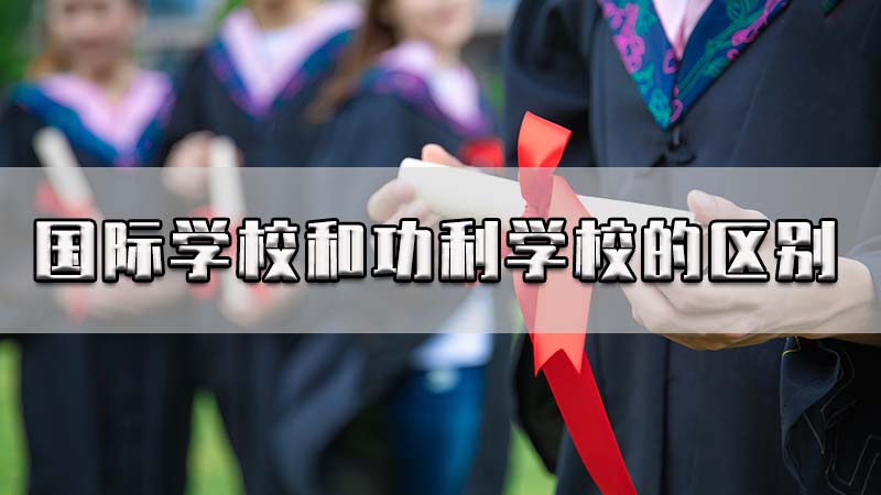 国际学校和功利学校的区别