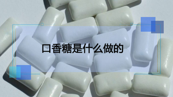 口香糖是用什么东西做的